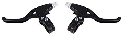 leviers de frein vélo,frein velo 1 paire de leviers de frein de yclette en alliage d'aluminium vélo poignées de frein 4 couleurs disponibles(Noir)