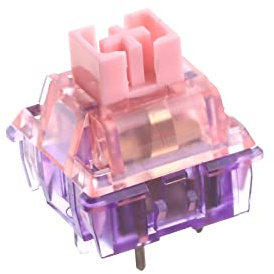 EPOMAKER Flamingo 35 Pieces 47gf Linear Mechanical Keyboard Switches Set, 35gf Initial Force Factory Lubed Switch with POM Stem, Dual Spring, PC Housing for Gaming DIY Keyboard