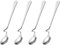 RDNKVB 4pcs Honiglöffel Edelstahl Langer Griff Honiglöffel Hängender Marmelade Löffel Edelstahl Rührlöffel für Marmelade Sirup Joghurt Melasse Honiglöffel Edelstahl