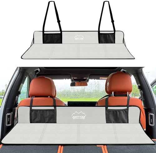 ONTYZZ Non-inflatable Car Camping Mattress Collapsible SUV Bed Mattress for Sleeping Portable Car Back Seat Extender for Car SUV Truck