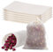 QFGasre 60pcs Reusable Drawstring Cottons Tea Bags Natural Muslin Drawstring Bags Small Cheese Cloth Cottons Bag for Straining Soup Coffee Tea Brew Bag 3 x 4 Inch