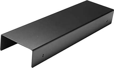 HOLIDYOYO Estante de Baño Fuerte Capacidad de Carga Baño de Aluminio Negro Soporte para Montaje en Pared y Resistente al Agua para Adecuado para Baño y Cocina Moderna Cocina Moderna