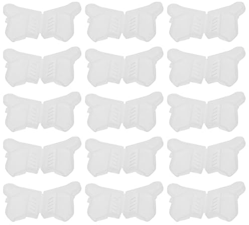 Hemobllo Fundas Protectoras para Cepillos de Dentaduras Postizas 20 Piezas Estuche Portátil Transparente de Plástico para Higiene y Viaje Cubierta Segura y Ligera para Cuidado Diario