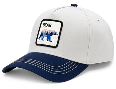 Hatwell Toddler Bear Mountain Caps for Age 2-7, Kids Baseball Hat for Boys