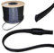 Lumonic 5m Geflechtschlauch 5mm (3-7mm) I Gewebeschlauch Kabel aus Polyester in Schwarz I Kabelschlauch, Schutzschlauch, Kabelschutz, Kabelummantelung