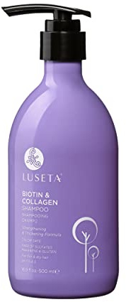 Luseta Biotin & Collagen Shampoo and Conditioner Thickening for Hair Loss & Fast Hair Growth - Enriched with Argan Oil for Repairing Damaged Dry Hair - Sulphate Free, Paraben Free