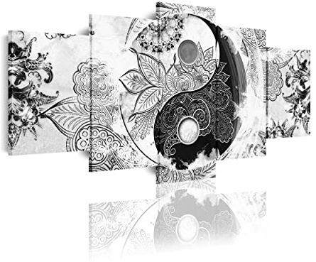 DekoArte - Cuadros Modernos Impresión Imagen Artística | 5 Piezas 200x100cm
