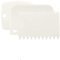 Jieddey Corne Patisserie,3 PCS Coupe-pâte en Plastique Grattoir à Pain Outil à Lisser Les Gâteaux Spatules pour Décoration de Gâteau Cuisson Pains Pizza