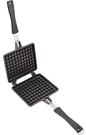 Moule à Gaufres, Gaufrier Antiadhésif En Fonte D'aluminium Pour Cuisinière, Moule à Gaufres, Fonctionnement Facile, Gaufrier Carré Universel Efficace Antiadhésif, gaufrier mini gaufrier fers à ta