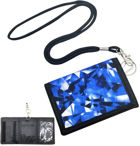 porte-monnaie pour les enfants pour les garçons porte-monnaie à motif de cristaux de glace porte-monnaie pour les garçons 3 plis pour les enfants de ans avec porte-cartes de poche de pièce de monnaie