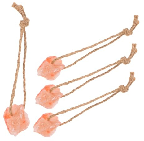 GALPADA Blocchi di Sale Rosa Naturale per Cervi e Cavalli 4 Pezzi con Minerali Naturali per Migliorare Vitalità e Benessere degli Animali da Allevamento