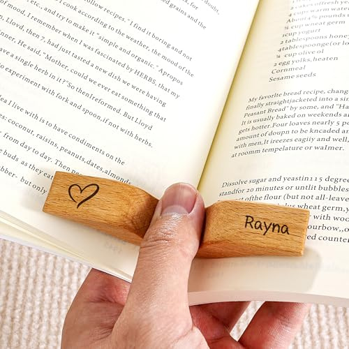 Marque-page personnalisé, marque-page en bois personnalisé, accessoires pour livres, cadeau pour professeurs et amoureux de la lecture