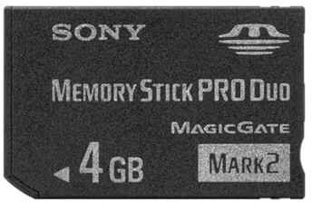 Sony 4GB Memory Stick - PRO Duo Card - MSMT4GN