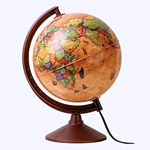 Georbuz 44301 Antik glob upplyst 30 cm