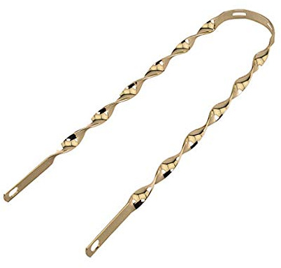 Lowrider 26 Bike Twisted Fender Brace in Gold. Sold 1 Each. Brace only. for 26 Bikes, Bicycles, Beach Cruiser.