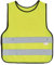Prophete Kinder Warnweste Sicherheitsweste 3M Reflect-Material, Farbe: neon gelb, One Size