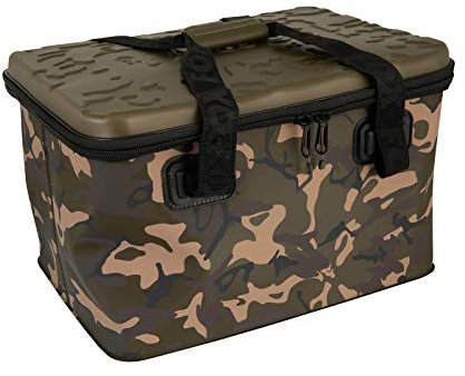 Fox Aquos Camolite 40L 46x33,5x27,5cm - Angeltasche für Karpfenzubehör, Tackletasche zum Angeln auf Karpfen, Zubehörtasche, Transporttasche