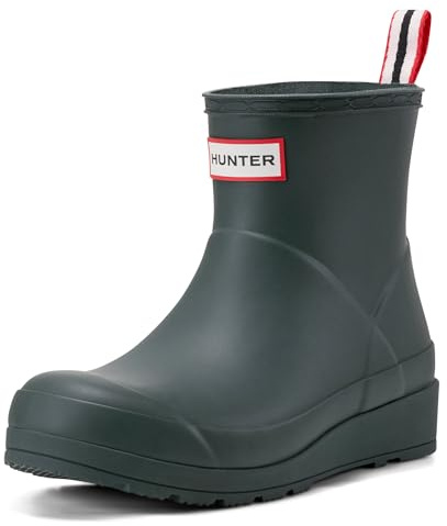 Hunter Women's Play Short Rain Boot, Arctic Moss, 8