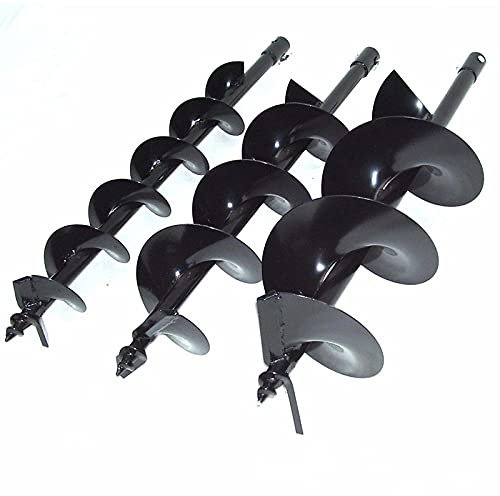 Lightakai Spirallochbohrer, 3 Bohrschnecken 4/6/8 Bohrer, Schwarz