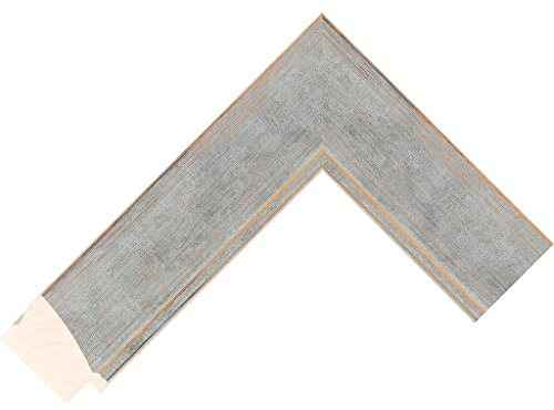 Anpassbare Blende für Samsung Frame TV (55 Zoll Modell) (Slim Cushion Silber)
