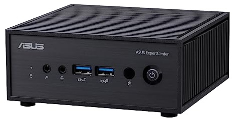ASUS PN42-SN004AV Mini PC Barebone con processore Intel Celeron N100, Memoria SSD da 128 GB, 4 GB RAM DDR4, WiFi 6, Bluetooth 5.0, con chip audio, Nero
