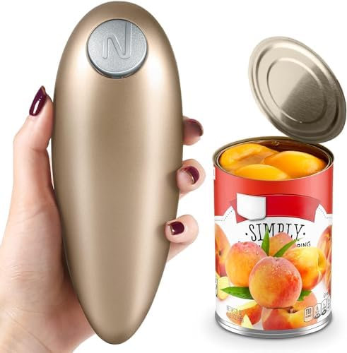 Apriscatole elettrico - automatico, facile da toccare - i bordi lisci garantiscono la sicurezza alimentare, può aprire lattine di quasi tutte le dimensioniApriscatole adatto per artriti e anziani