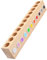 Ehuihuan 11 Fächer Stifthalter aus Holz, Montessori Buntstifte Organizer für Kinder, Schreibtisch Organizer aus Massivholz für Buntstifte, Praktische und Schöne für Büro Zuhause Schule
