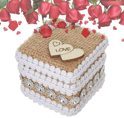 Scatola per proposte di anelli,Scatola per anelli di proposte | Portaanello per proposta di cerimonia di matrimonio - Squisita per anelli portatile, espositore per gioielli per amici, vacanze, amanti