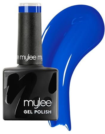 Mylee Gel Nail Polish 8ml [Santorini rooftops] - UV/LED Soak-Off Nail Art Manicure Pedicure for Professional, Salon & Home Use [Blue Range] - Long Lasting & Easy to Apply