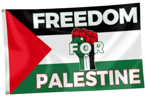 Mipcase Adorno De Bandera Palestina Decorativa Impresión Para Fiestas y Clubes Deportivos