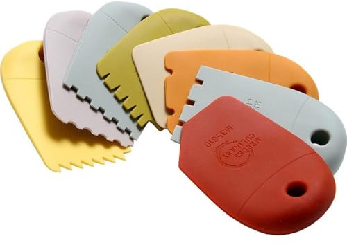 Mercer Culinary Silicone 8 Piece Plating Wedge Set, Multicolor