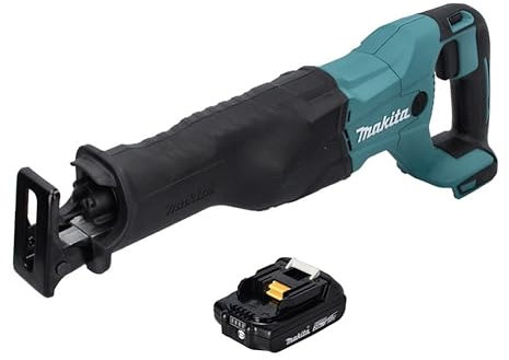Makita djr 186 18 V agli ioni di litio lame per sega a gattuccio con 1 X BL 1820 2,0 AH batteria, senza caricatore