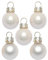 Inge Glas Magic Mini-Weihnachtskugeln 2cm 25 Stück | kleine Christbaumkugeln in Karton-Box (Champagne | beige Glanz matt)