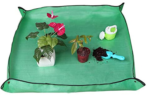 a-r Umtopfmatte, PE wasserdichte Innen-Gartenmatte – tragbare Innen-Sukkulenten-Umtopfplane, Pflanzzubehör für den Innen- und Außenbereich