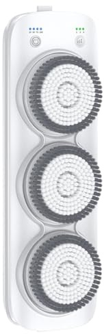 Cepillo Corporal Eléctrico - Cepillo de Limpieza Eléctrica, Cepillo Automático para Espalda Bajo la Ducha | Cepillo Corporal de Pared de Cerdas Suave, Cepillo de Ducha Recargable para Limpieza de