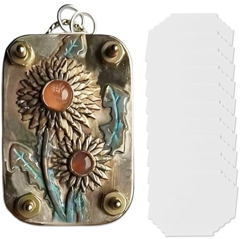 Vimmvid 11 Stück Mikro Blumenpresse Set Pflanzenpresse Blumen Pressen, Blüten und Sonnenstein Muster, Tragbares DIY Bastelset für Natürliche Dekorationen, Ideal für Handwerk und Kreativgestaltung