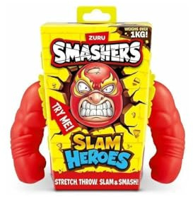 ZURU Smashers Slam Heroes Roter Kämpfer, 18 cm