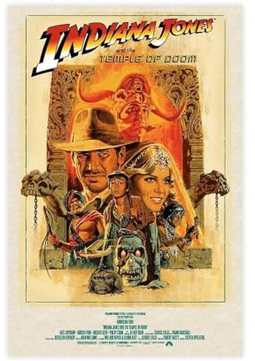 OLFCESPP Poster della serie cinematografica Indiana Jones (13), poster su tela, decorazione artistica da parete per soggiorno, camera da letto, 30 x 45 cm