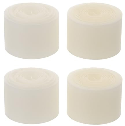 BUGUUYO Ruban de Jante de Vélo 700c en PVC Haute Résistance, Lot de 4 Rouleaux Anti-crevaison pour Protection de Chambre à Air de Vélo de Route, Doublure Renforcée Crevaisons et