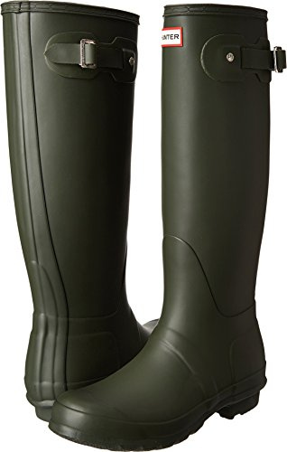 Hunter Original Tall, Stivali di Gomma Donna, Dark Olive, 37 EU
