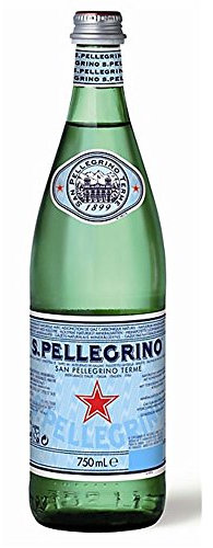 San Pellegrino Sparkling Mineral Water Glass Bottle 1x750ml