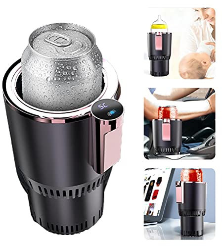 Prevessel Mini réfrigérateurs, refroidisseur de voiture, fonction de refroidissement et de chauffage pratique, pour le camping, la conduite, le pique-nique