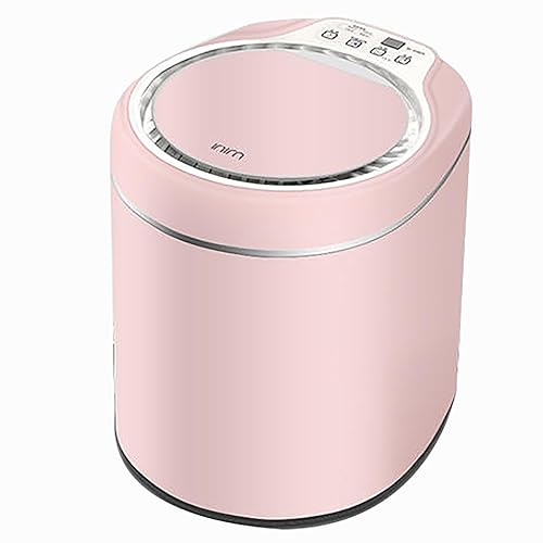 SBCWH helautomatisk bärbar tvättmaskin, mini hopfällbar tvättmaskin och centrifug, ultraljudsturbintvätt, för lägenheter, sovsalar, camping, husbil, blått ljus (färg: rosa)