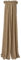 MEYCO Baby Uni Betthimmel, Babyhimmel (Baldachin aus Baumwolle und Polyester, geschützte Umgebung, warme Atmosphäre, einfache Befestigung, weiche Textur, waschbar, Größe: 55 x 240 cm), Toffee