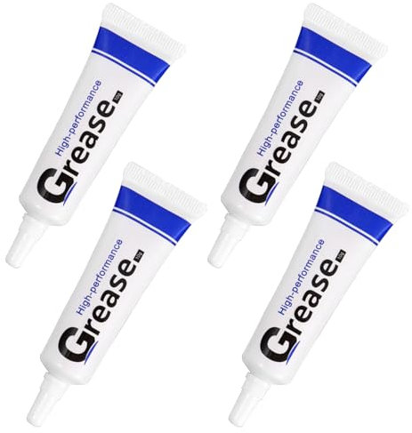 Grasa Silicona, 4 Piezas Grasa de Junta Tórica, Grasa Silicona Para Juntas, Grasa Silicona para Grifos, Lubricante Silicona, Adecuado para Varias Válvulas y Purificadores Agua (10G)
