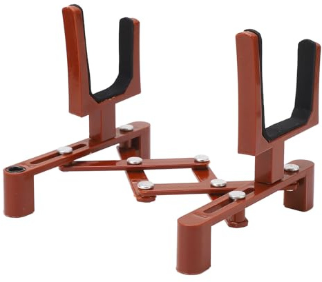 LMHHMIN Violinständer, professioneller, Leichter, Stabiler, teleskopierbarer, Faltbarer Musikinstrumentenständer für Violine, Gitarre, Bass