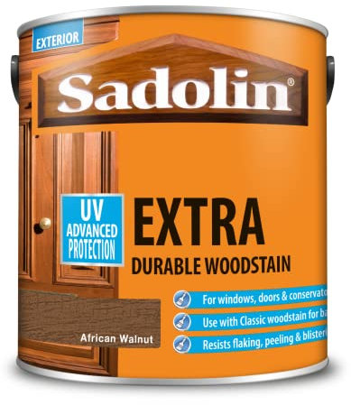 Sadolin EXTRA WOODSTAIN (YELLOW TIN) 2.5lt - African Walnut