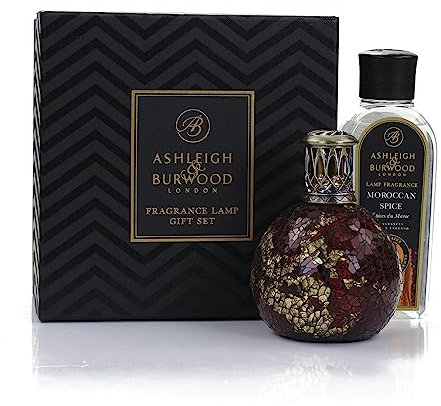 Geschenkset Duftlampe klein Asleigh & Burwood PFL636 Dragon's Eye und Duft 250 ml PFL915 Marokko