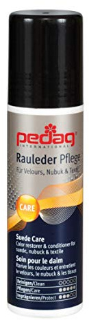 Pedag Suede Color Restorer, German Made, Applicable Indoors, Black, 2.6 Oz