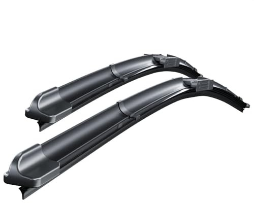 Mossa Escobillas limpiaparabrisas para la luna delantera compatibles con Audi A3 8P (05.2003-03.2013) - escobillas plana Premium